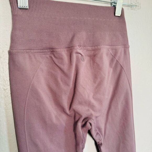 Lululemon Flow & Go Crop Cool Cocoa (Mauve) Size 4 - Picture 4 of 8
